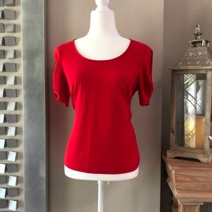 Joseph Ribkoff Red Blouse